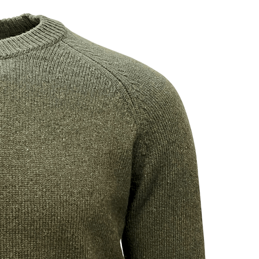 UNIT Hamburg - Gran Sasso, Kaschmir/Wolle, Rundhals; Raglan, oliv - Gran Sasso