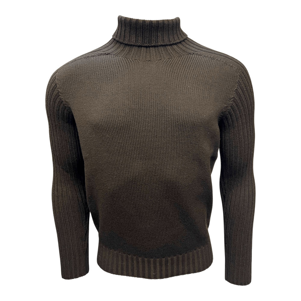 UNIT Hamburg - Gran Sasso, Rainwool Rollkragen, espresso braun - Gran Sasso