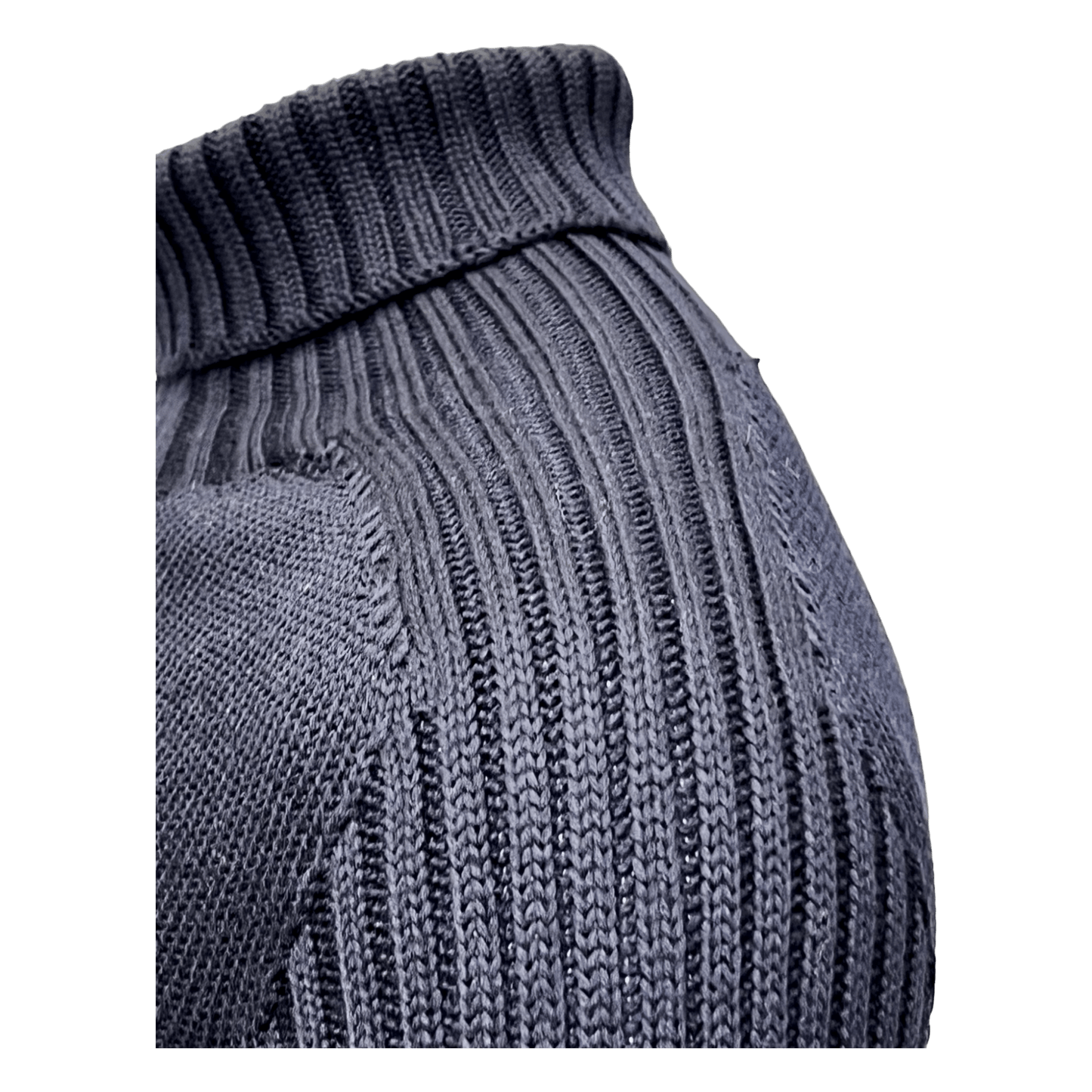 Gran Sasso, Rainwool Rollkragen, navy - UNIT Hamburg