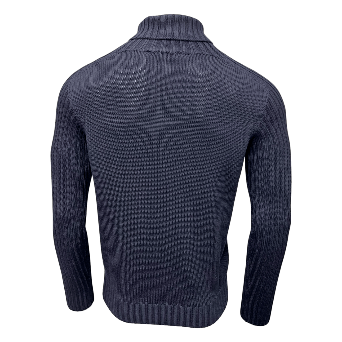 Gran Sasso, Rainwool Rollkragen, navy - UNIT Hamburg