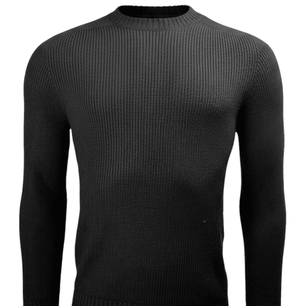 UNIT Hamburg - Gran Sasso, Rainwool Rundhals, schwarz - Gran Sasso