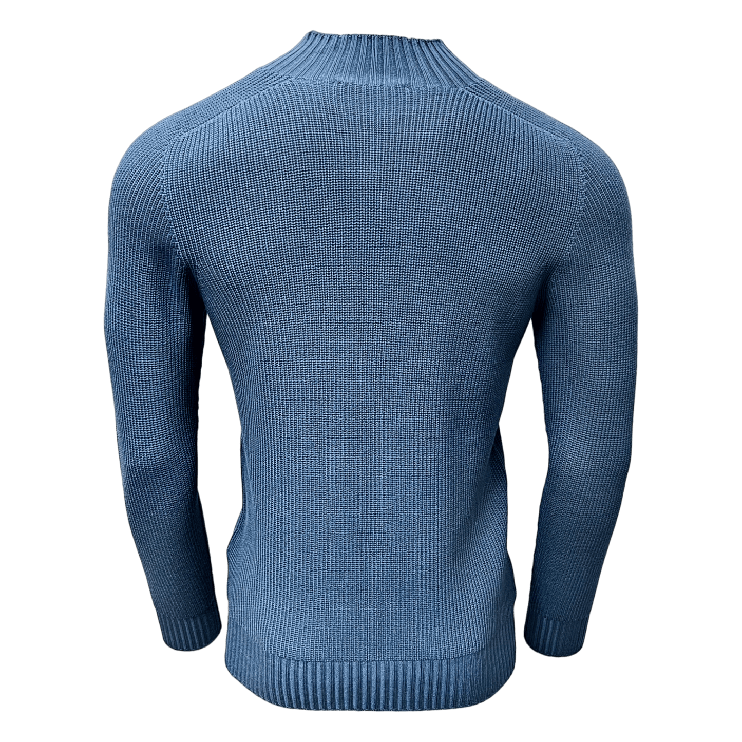 Gran Sasso, Rainwool, Steh - oder Turtleneck, denim bleu - UNIT Hamburg