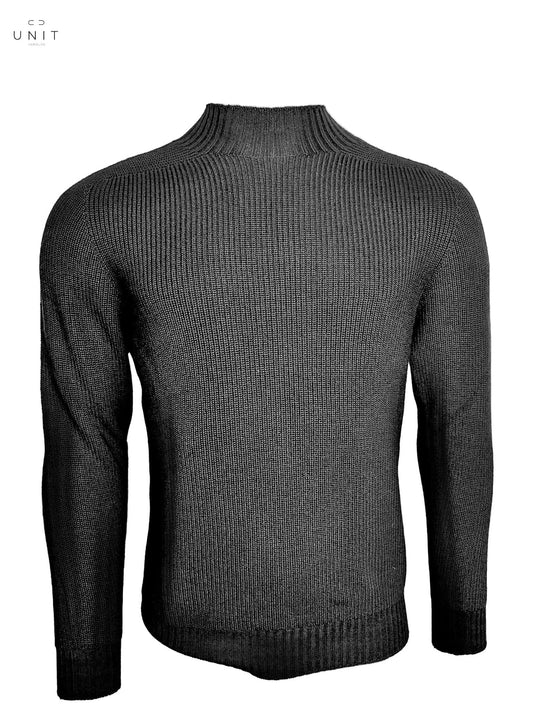 Gran Sasso, Rainwool Turtleneck, schwarz - UNIT Hamburg