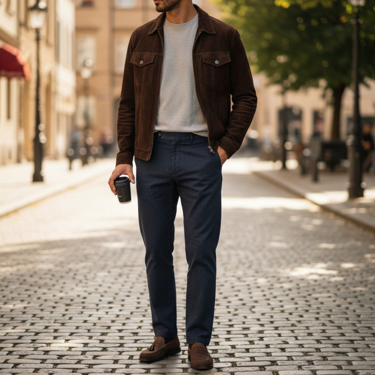 UNIT Hamburg - GTA il Pantalone, David, Baumwoll/Leinen, navy - GTA il Pantalone