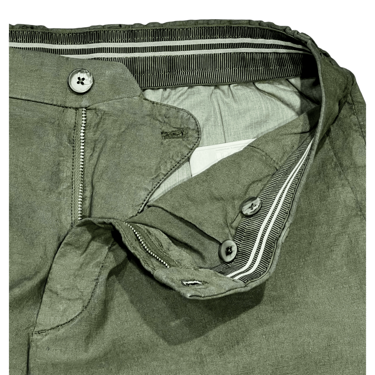 UNIT Hamburg - GTA il Pantalone, Davide, Baumwolle - Leinen, oliv - GTA il Pantalone