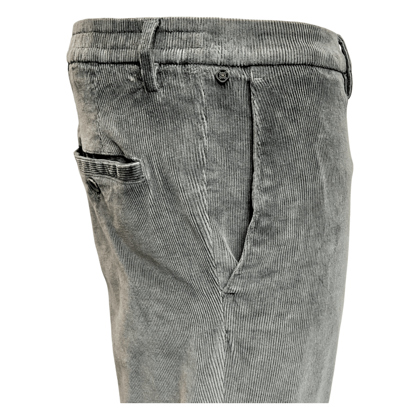 GTA il Pantalone, Davide feine Cordhose, grau - UNIT Hamburg