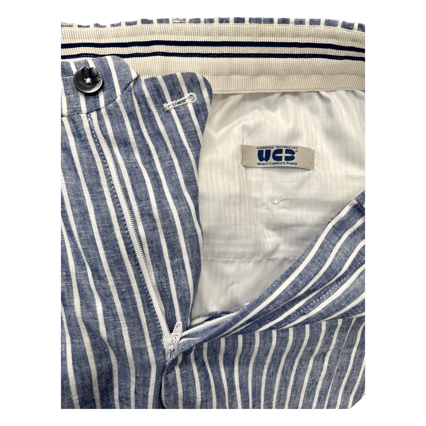 UNIT Hamburg - GTA il Pantalone, NEW PAUL Baumwolle mit Leinen, blau - GTA il Pantalone