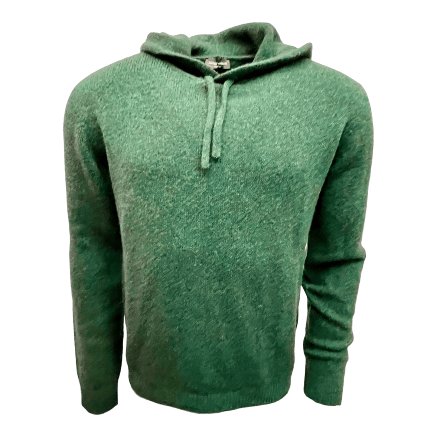 UNIT Hamburg - Hoodie aus Merinowolle & Baby Kamelhaar – luxuriöser Kapuzenpullover in Grün - Roberto Collina