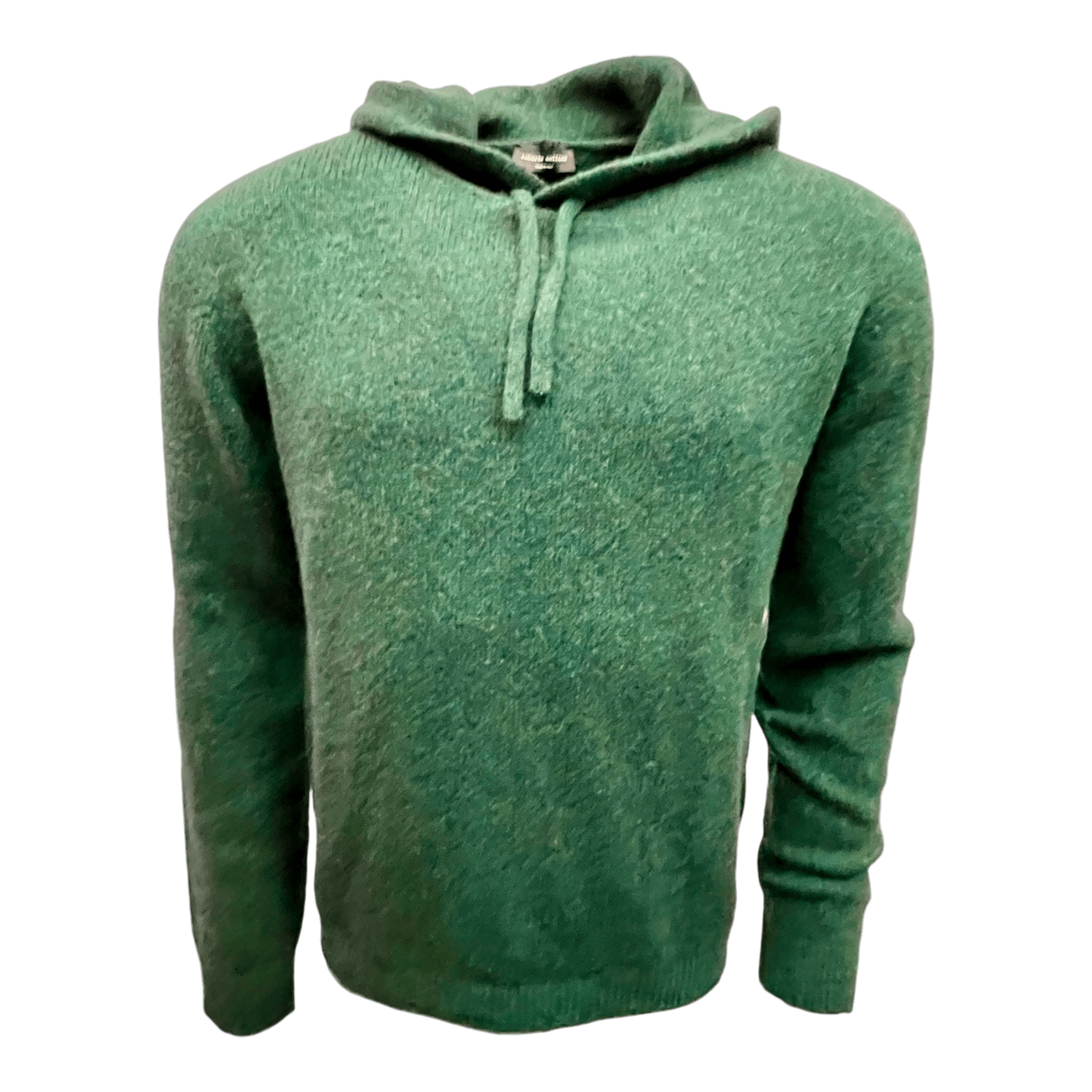 UNIT Hamburg - Hoodie aus Merinowolle & Baby Kamelhaar – luxuriöser Kapuzenpullover in Grün - Roberto Collina