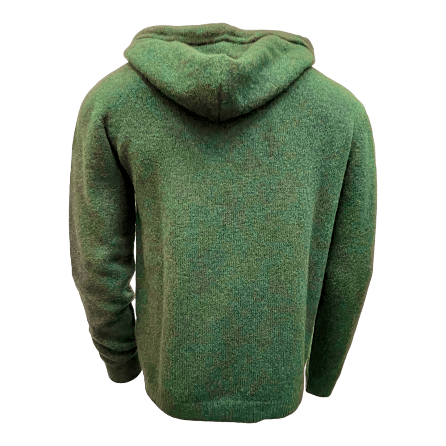 UNIT Hamburg - Hoodie aus Merinowolle & Baby Kamelhaar – luxuriöser Kapuzenpullover in Grün - Roberto Collina