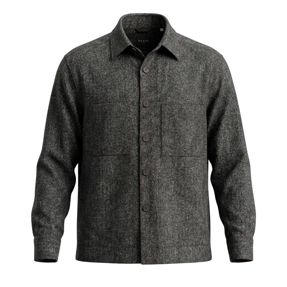 Xacus 169ML 31440 Unfold Wool Overshirt