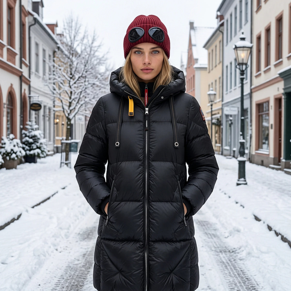 Parajumpers, Janet, Damen-Mantel, Modell Winter 26, schwarz