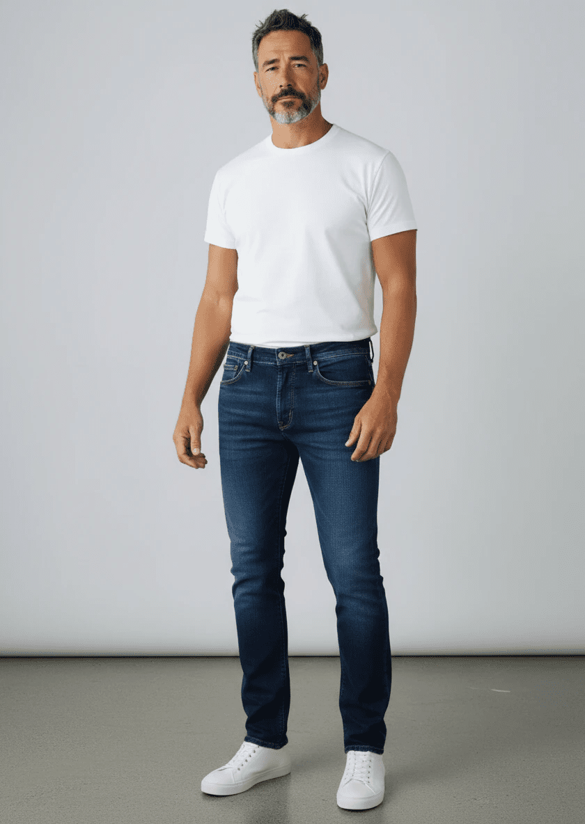 UNIT Hamburg - Jacob Cohën, BARD, chestnut label, dunkelblau - Jacob Cohën