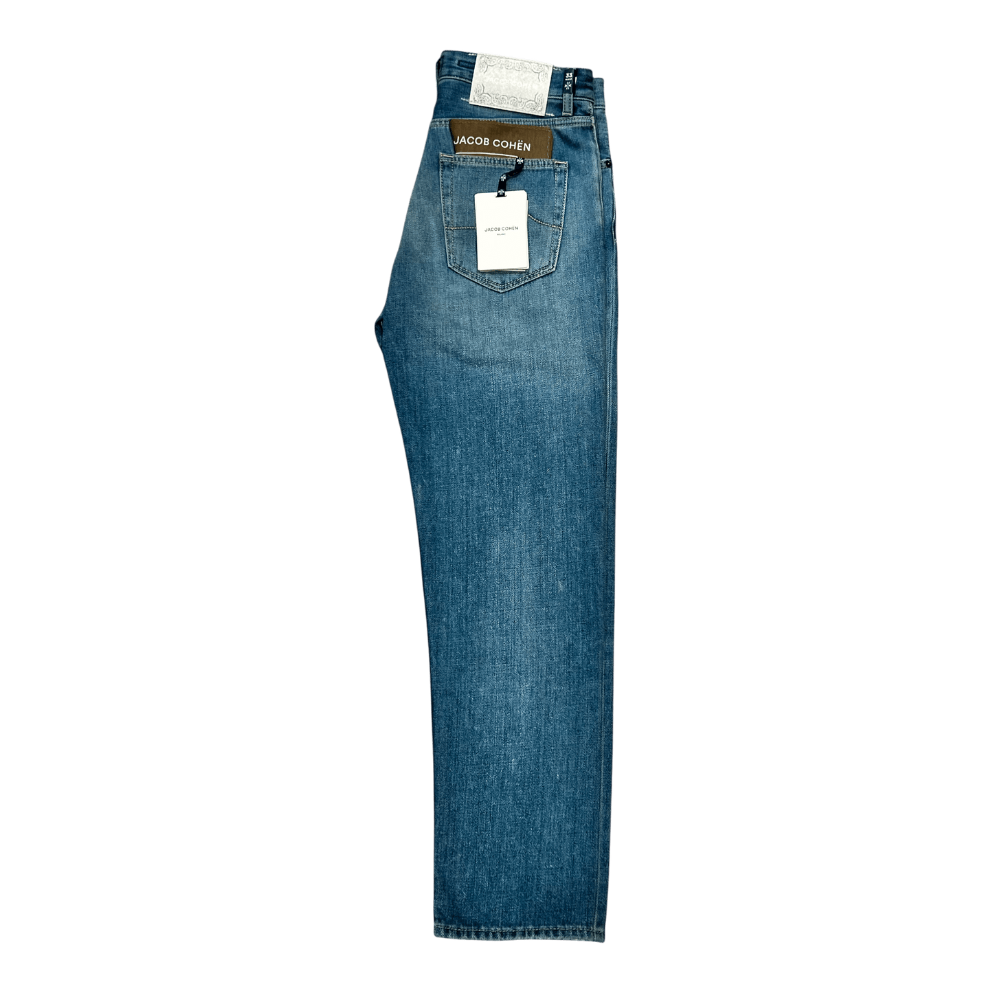 UNIT Hamburg - Jacob Cohën JUDE Mid Blue - 微かなダーティーウォッシュ、ミッドブルー - ヤコブ・コーエン