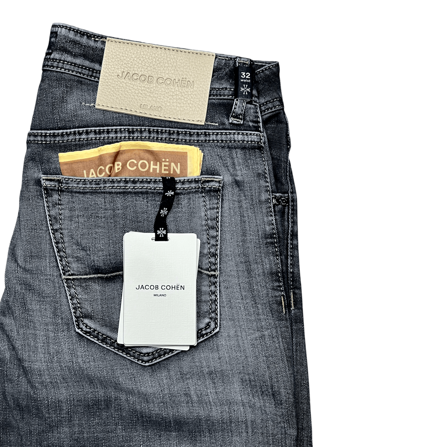 UNIT Hamburg - Jacob Cohën, Nick Slim, beiges Label, mittelgrau - Jacob Cohën