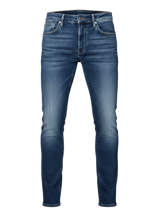 UNIT Hamburg - Jacob Cohën, NICK SLIM, moss label, medium blue - Jacob Cohën