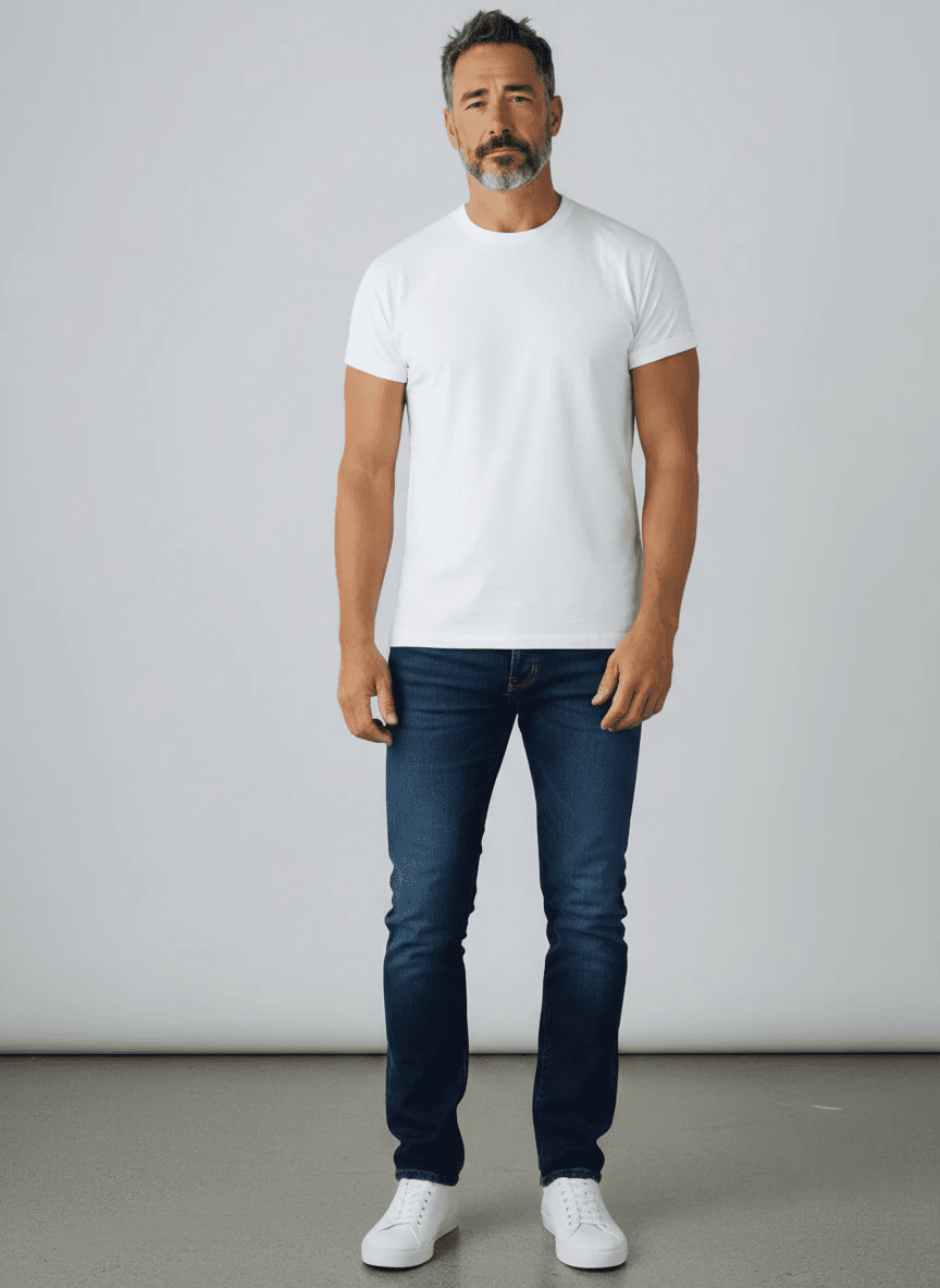UNIT Hamburg - Jacob Cohën, NICK SLIM, moss label, medium blue - Jacob Cohën