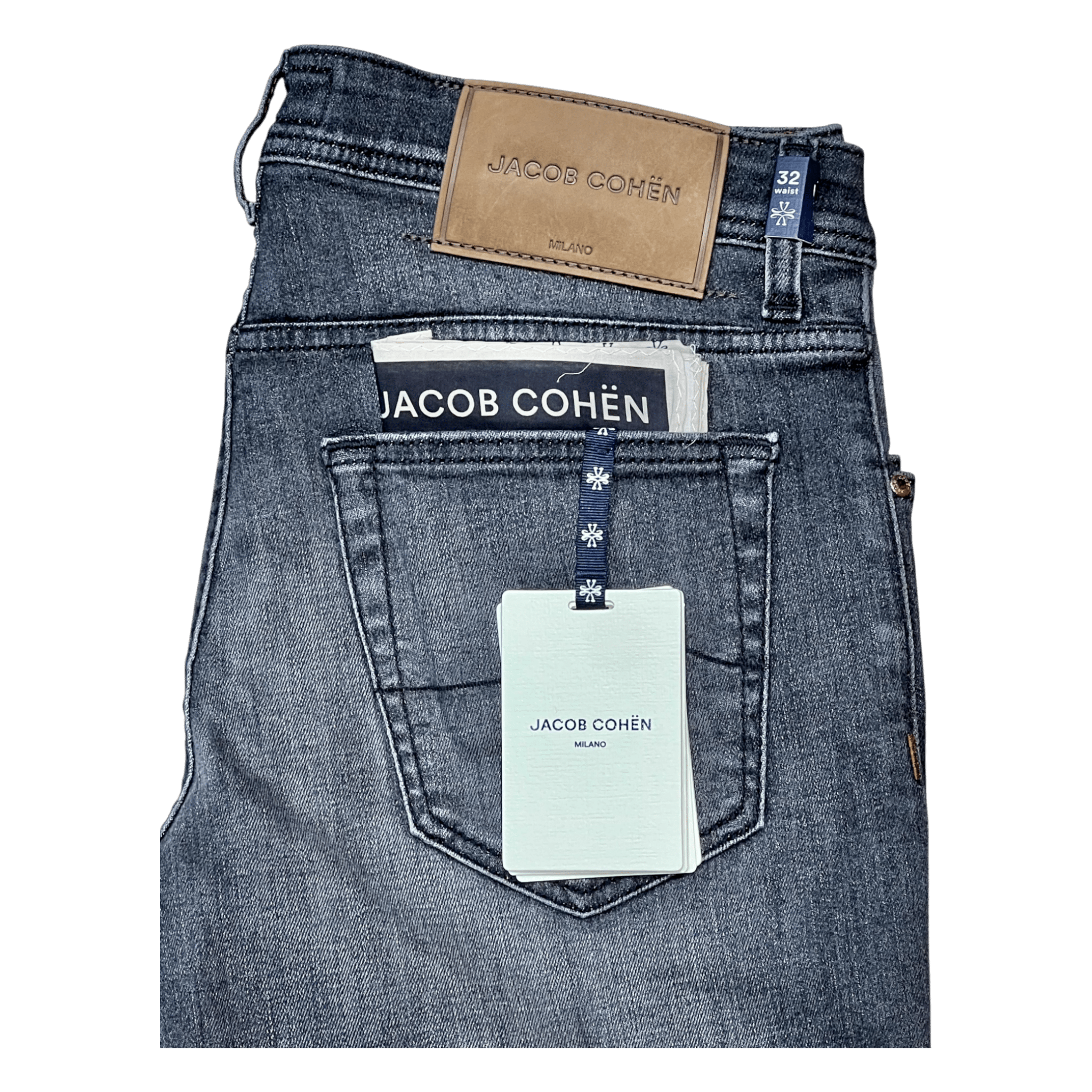 UNIT Hamburg - Jacob Cohën, Nick Slim, Walnuss Label, mittelgrau - Jacob Cohën