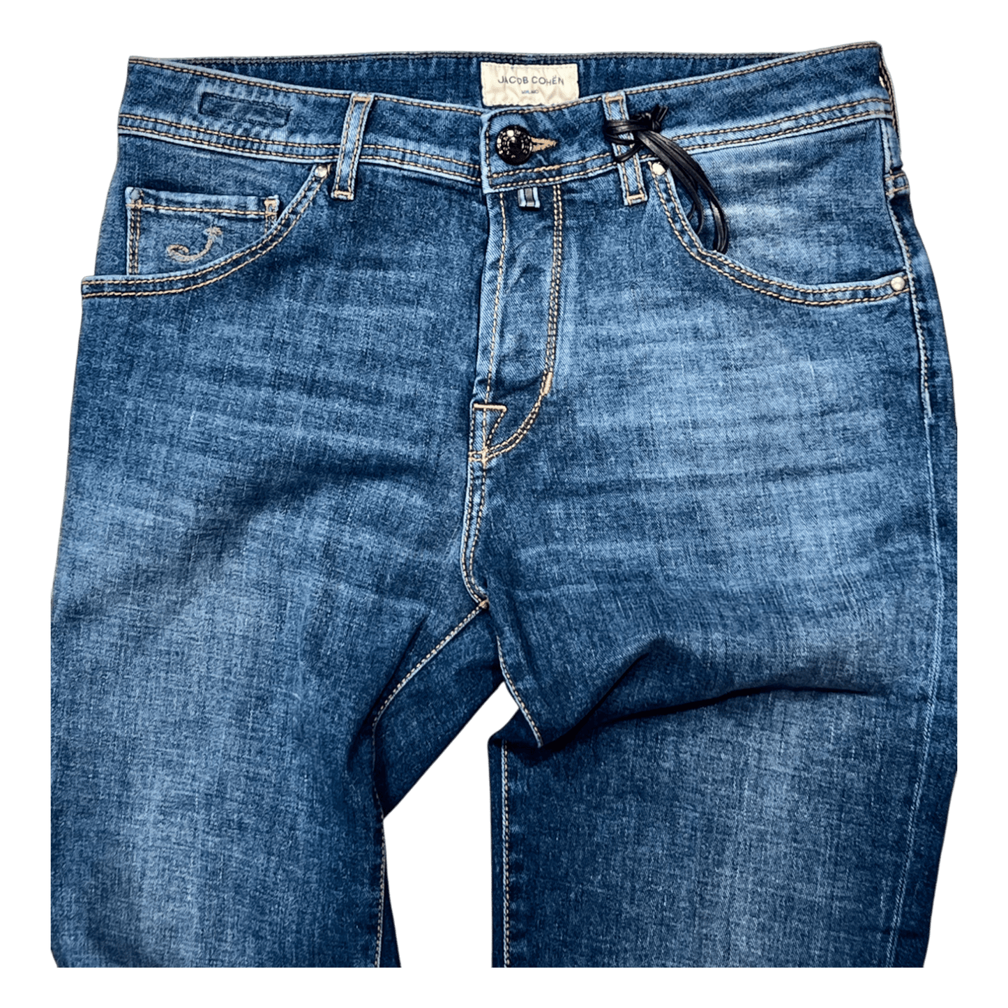 UNIT Hamburg - Jacob Cohën, Scott, royal blaues Etikett, mittelblau - Jacob Cohën