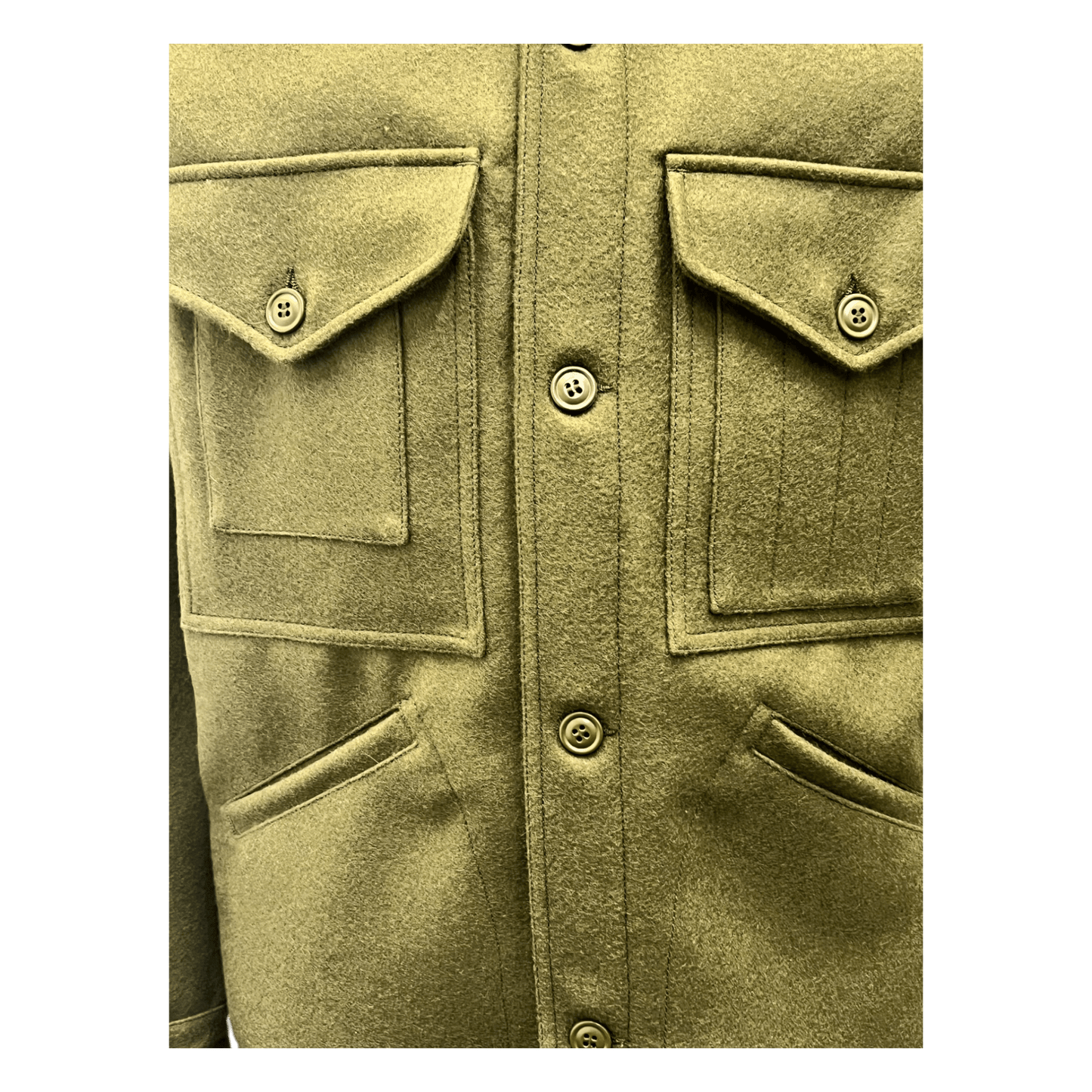 Manifattura Ceccarelli, Wolljacke, military green - UNIT Hamburg