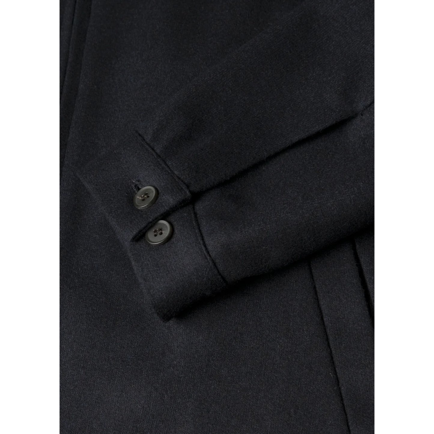 Sunspel MJAC7200 Boiled Wool Zip Harrington Jacket