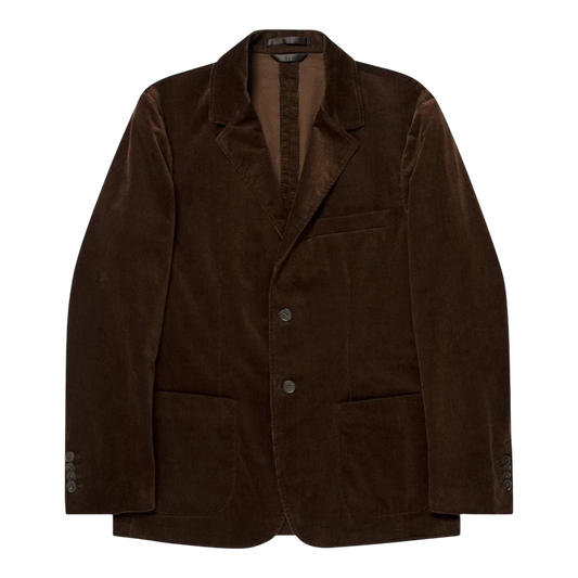 Sunspel Corduroy Blazer Braun | UNIT Hamburg