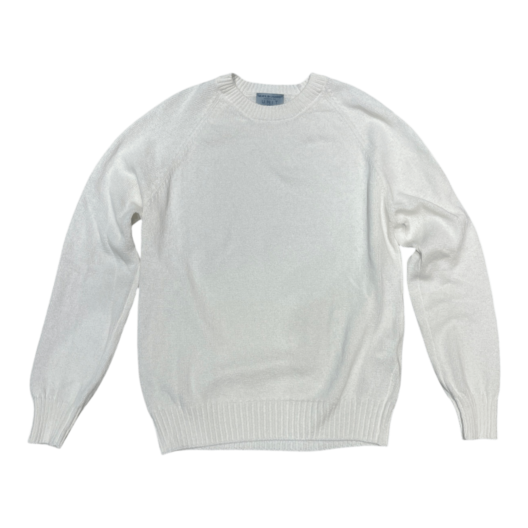 UNIT Hamburg - Never Laundry, Baumwolle/Cashmere Raglan, Wollweiß - Never Laundry
