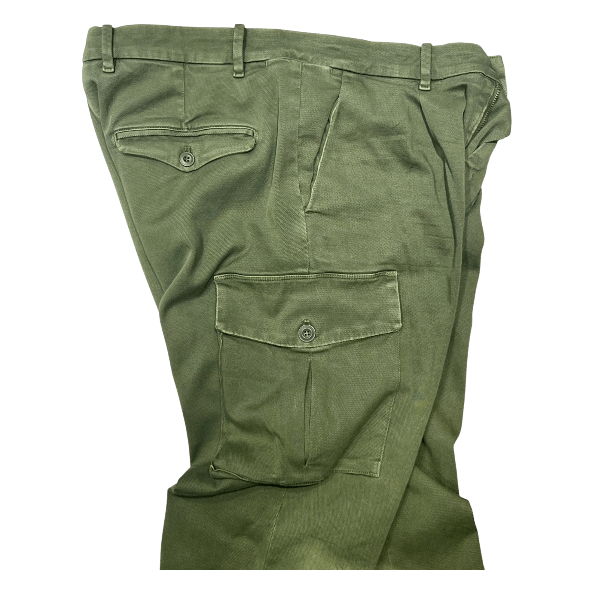 UNIT Hamburg - Never Laundry, Cargohose, grün oliv - Never Laundry