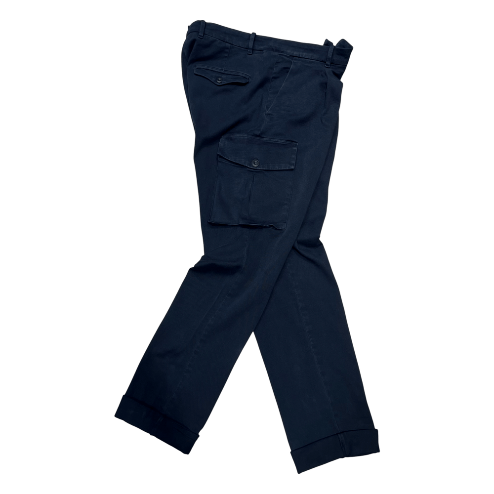 UNIT Hamburg - Never Laundry, Cargohose, Milano Blau - Never Laundry