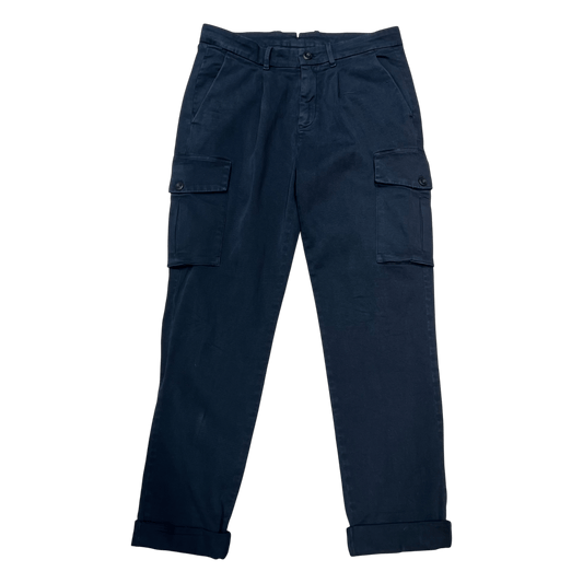 UNIT Hamburg - Never Laundry, Cargohose, Milano Blau - Never Laundry