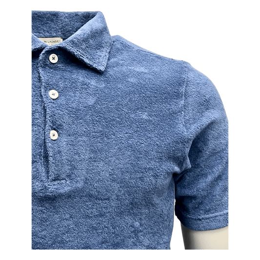 UNIT Hamburg - Never Laundry, Frottee Polo, Baumwolle, aqua - Never Laundry