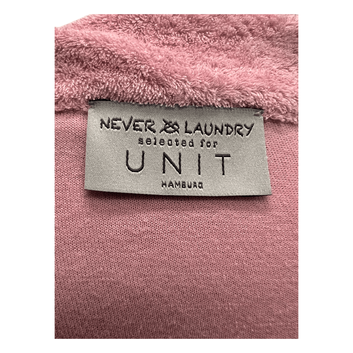 UNIT Hamburg - Never Laundry, Frottee Polo, Baumwolle, rosé - Never Laundry