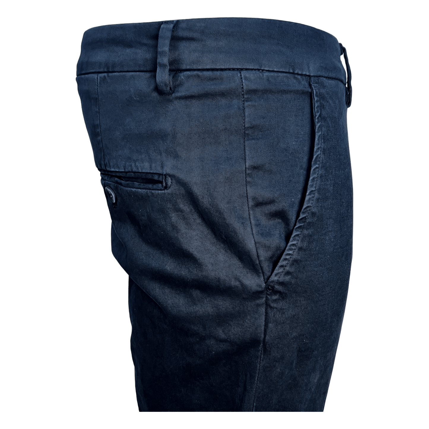 Never Laundry, Gabardine Baumwollhose, navy - UNIT Hamburg