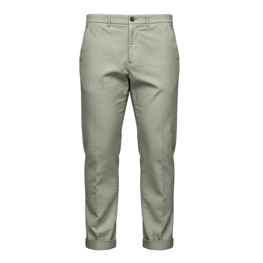 UNIT Hamburg - Never Laundry Il Pinces – Salbei Gabardine Hose, salbei - Never Laundry