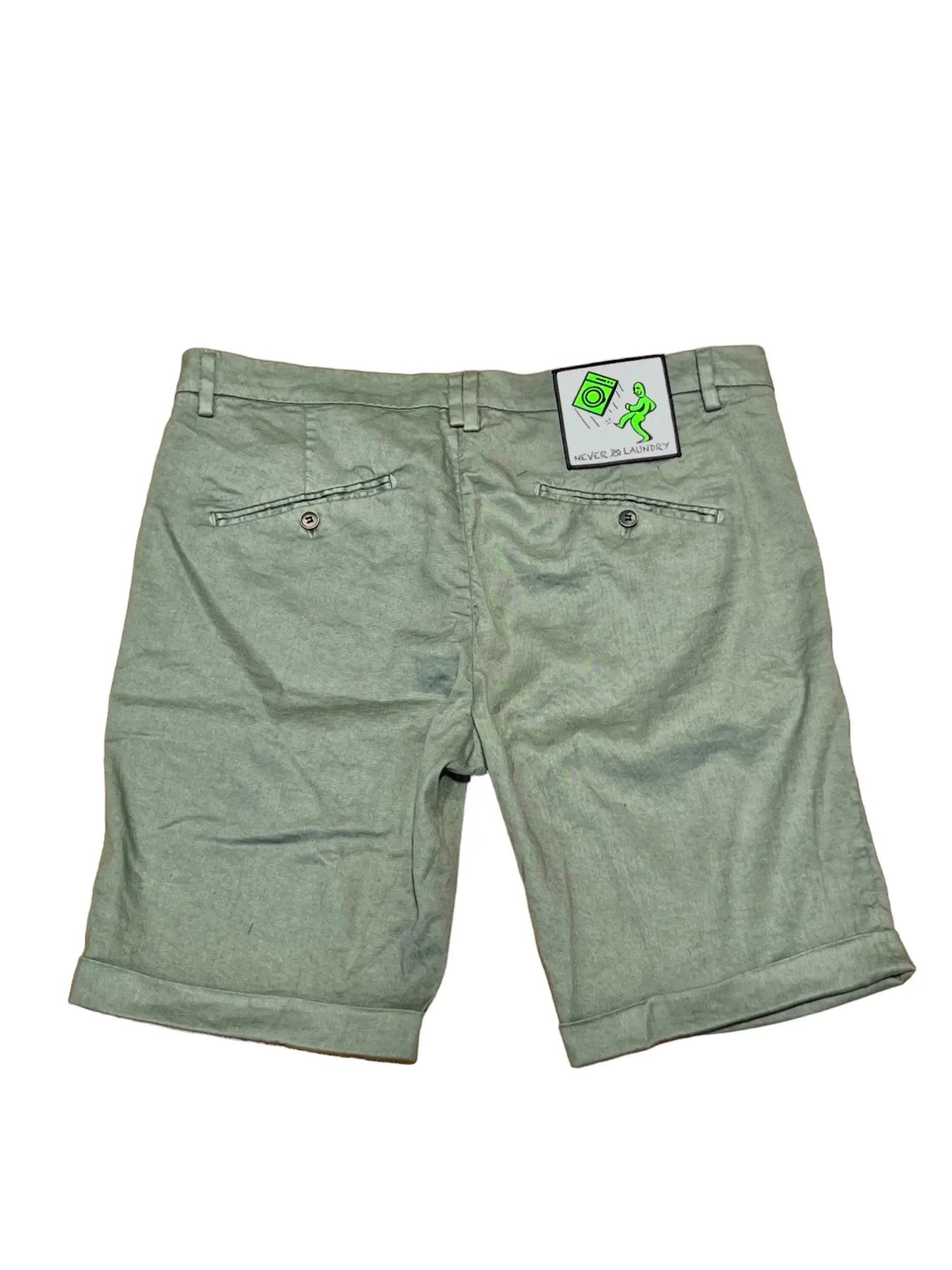 Never Laundry, Osaka Shorts, Leinen/Baumwolle oliv - UNIT Hamburg