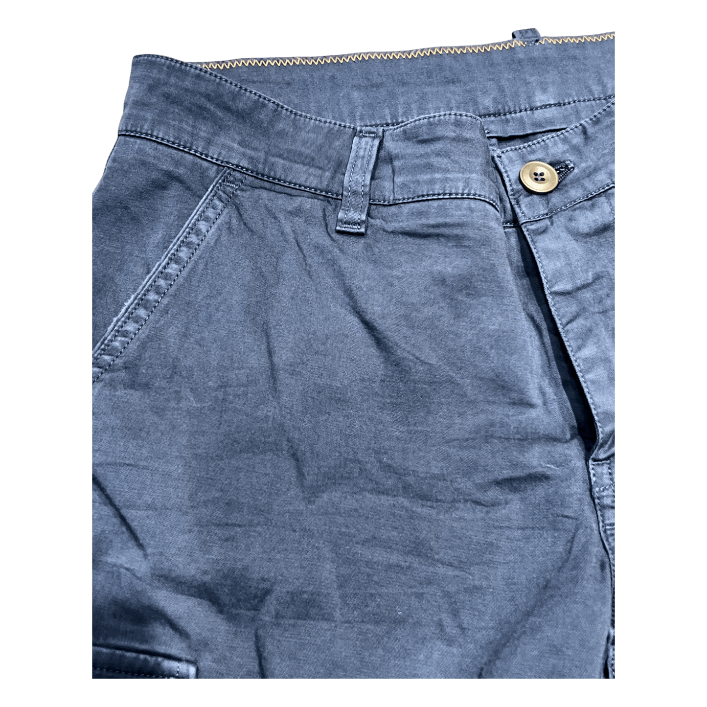 UNIT Hamburg - Never Laundry, Santiago Cargo Bermuda, navy - Never Laundry