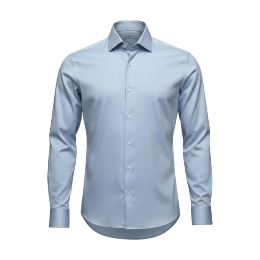 UNIT Hamburg - Never Laundry, Slim Fit, Baumwolle, uni, hellblau - Never Laundry