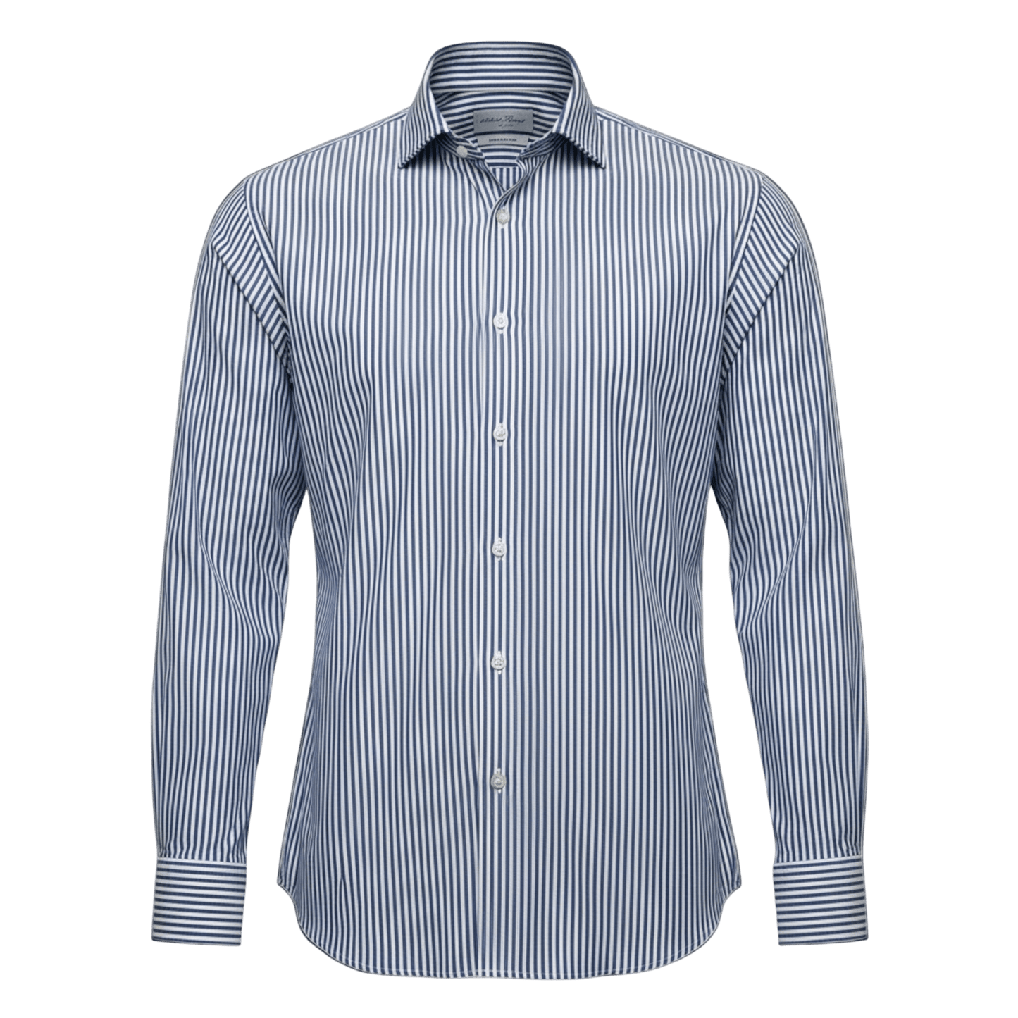 UNIT Hamburg - Never Laundry, Slim Fit, Baumwolle, weiß dunkelblau gestreift - Never Laundry