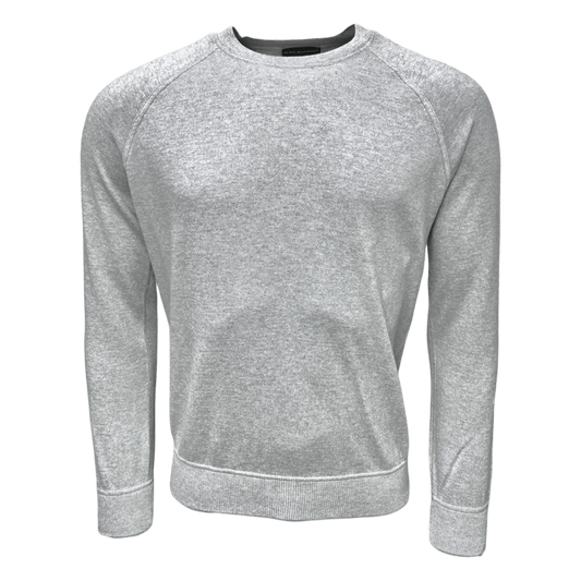 Never Laundry, Stricksweat, Raglanarm, Merino/ Kaschmir, silber - UNIT Hamburg