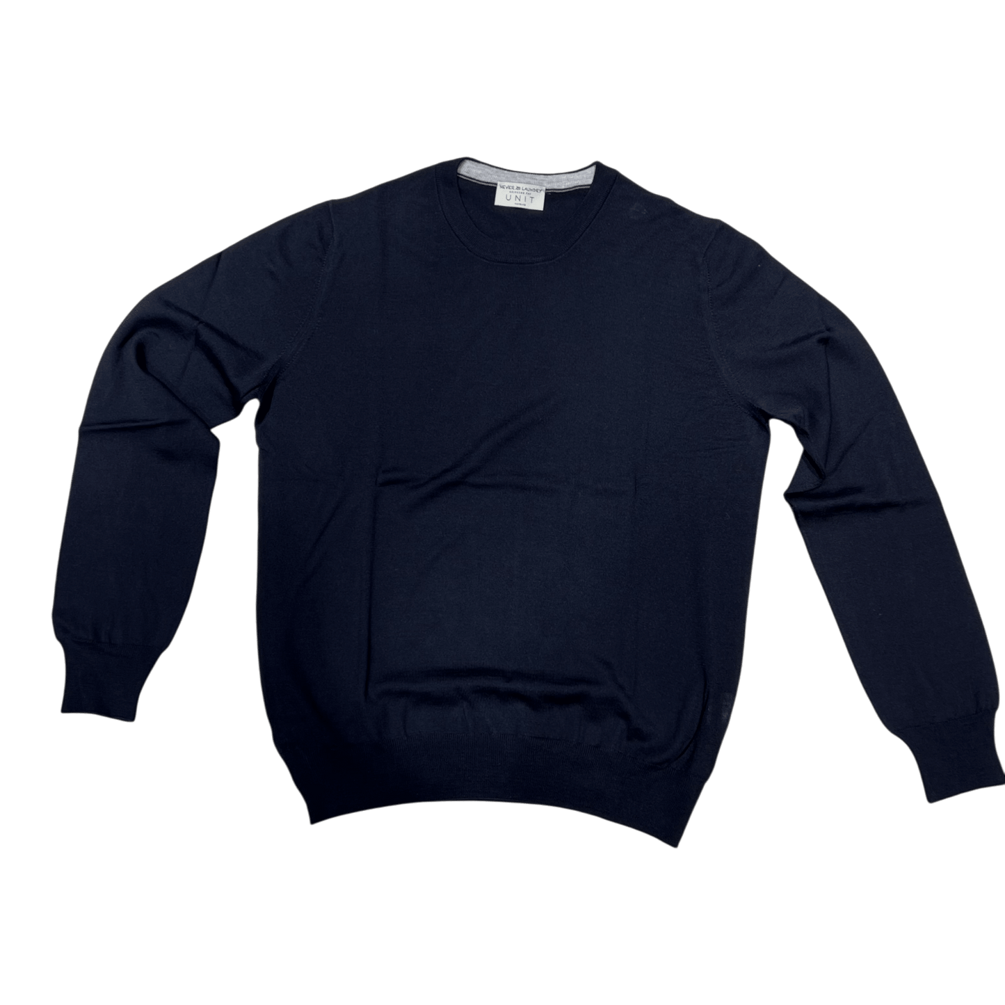 UNIT Hamburg - Never Laundry Super Tasmania Rundhals – Navy - Never Laundry