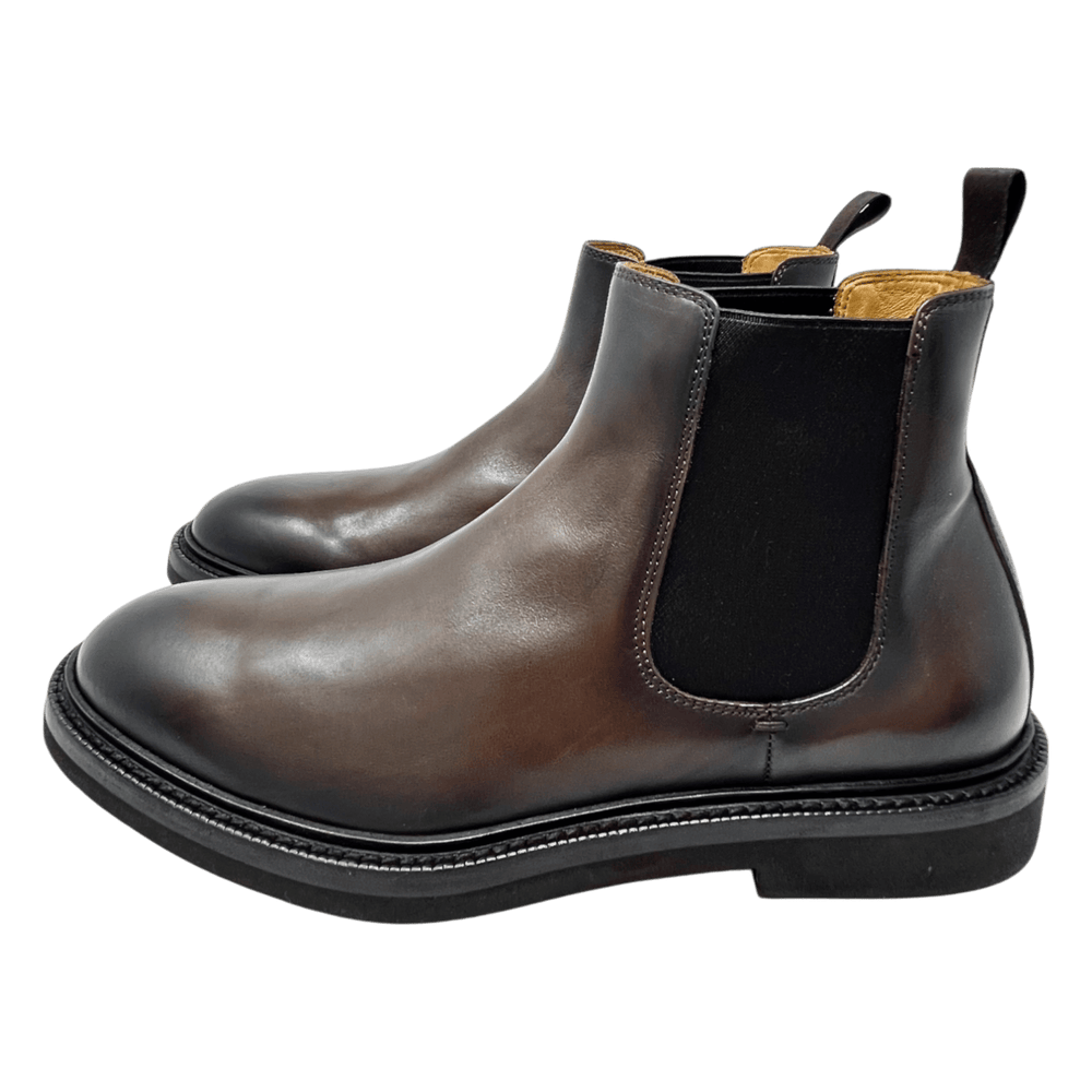 Officine Creative DUDE, Chelsea Boot, Kautschuksohle, Nappa, braun - UNIT Hamburg