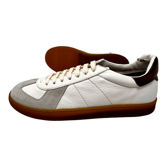 UNIT Hamburg - Officine Creative, MILITIA, weißer Sneaker, Hirsch Naturkautschuksohle - Officine Creative