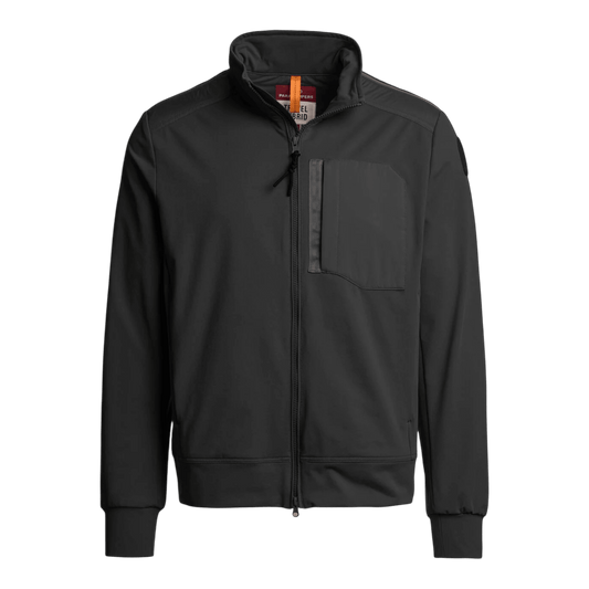 UNIT Hamburg - Parajumpers Douglas: Travel Hybrid Sweatshirt, schwarz - Parajumpers