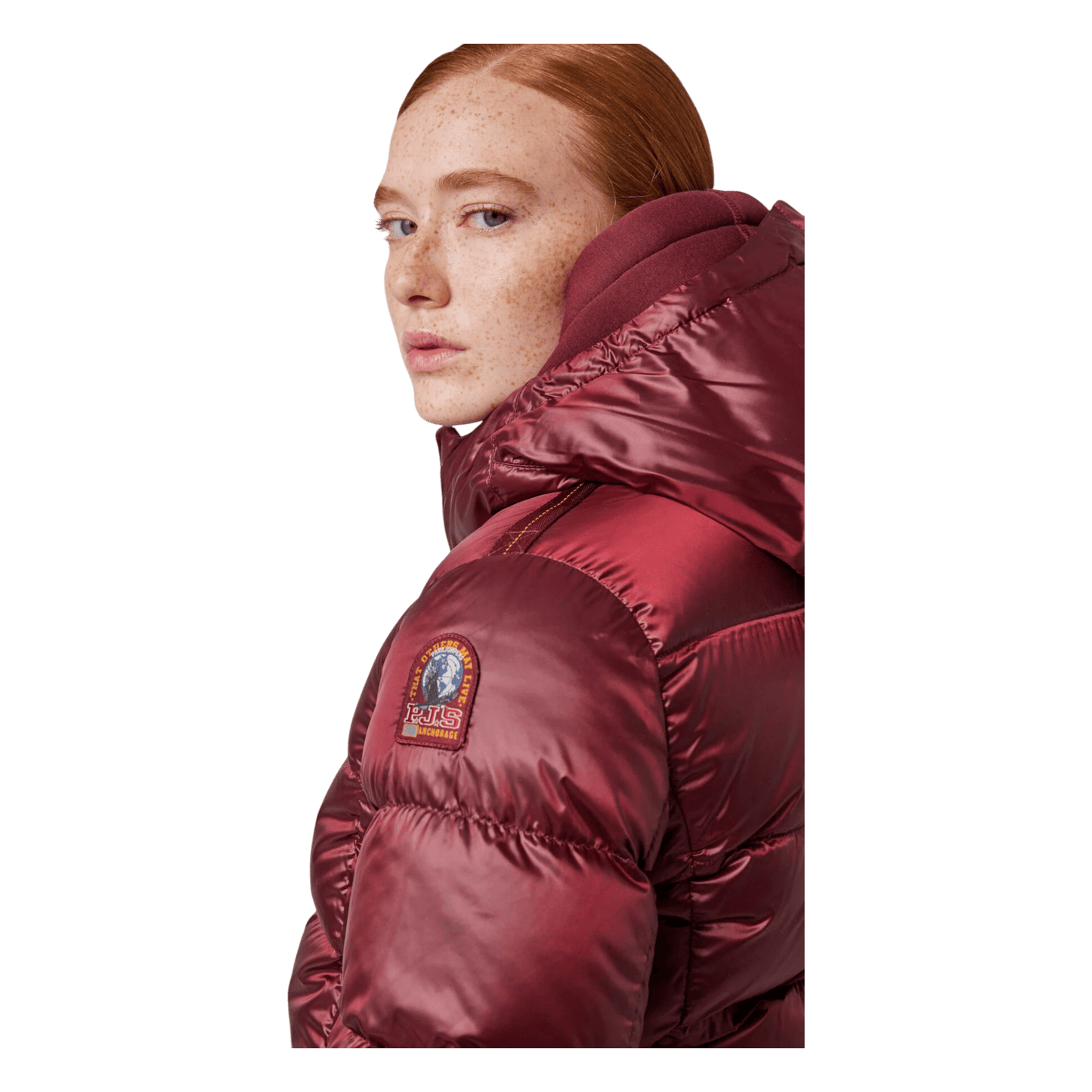 Parajumpers LEAH - WOMAN, Modell Winter 24, Daunenmanel mit Kapuze, black - UNIT Hamburg