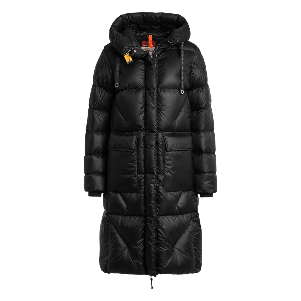 Parajumpers Leonie - WOMAN, Modell Winter 24, Daunenmanel mit Kapuze, black - UNIT Hamburg