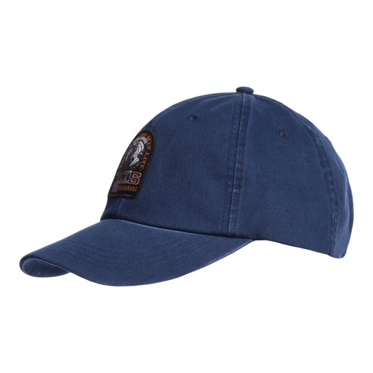 UNIT Hamburg - Parajumpers Patch Cap: winddichte Baseballkappe, blau - Parajumpers
