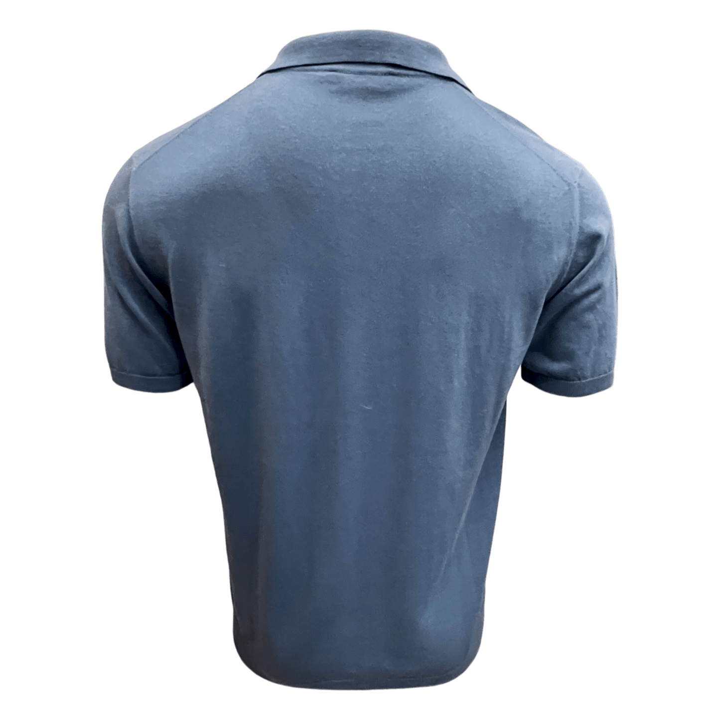 UNIT Hamburg - Roberto Collina, Baumwollstrick, Polo, denimblau - Roberto Collina