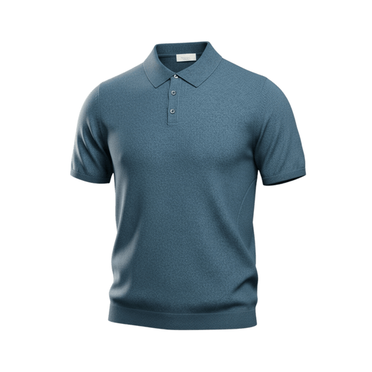 UNIT Hamburg - Roberto Collina Frottee - Polo, denimblau - Roberto Collina