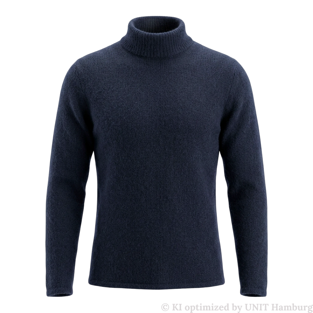 Watermarked - Roberto Collina, Merino / Baby Kamel, Stehkragen navy