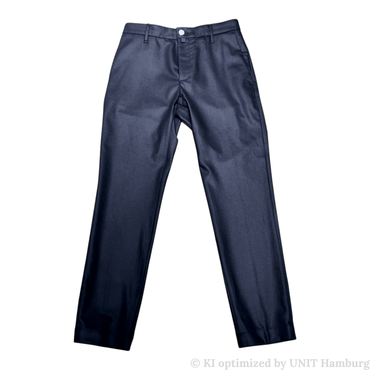 Watermarked - Jacob Cohën, Wollhose in Melange Blue